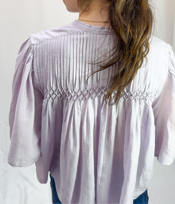 Destiny Blouse - Baby Lilac