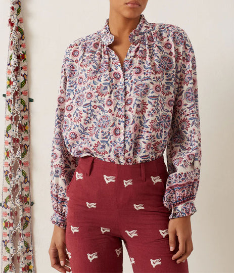 Poet Blouse - Amazon Floral