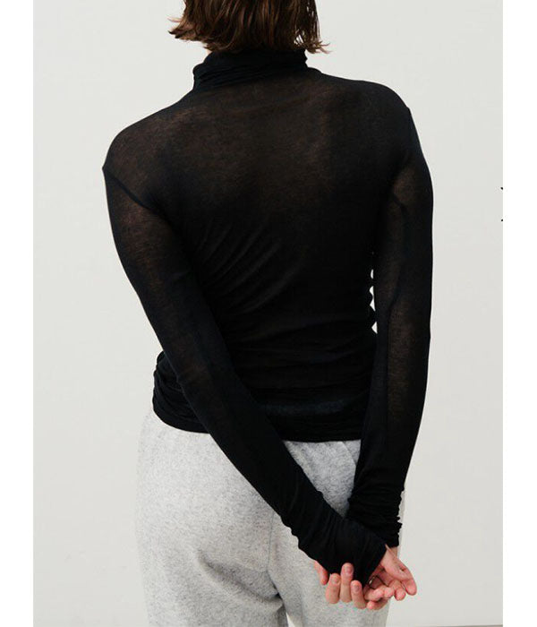 Massachusetts Turtleneck - Black