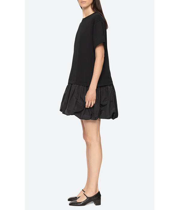 Belen T-Shirt Dress - Black