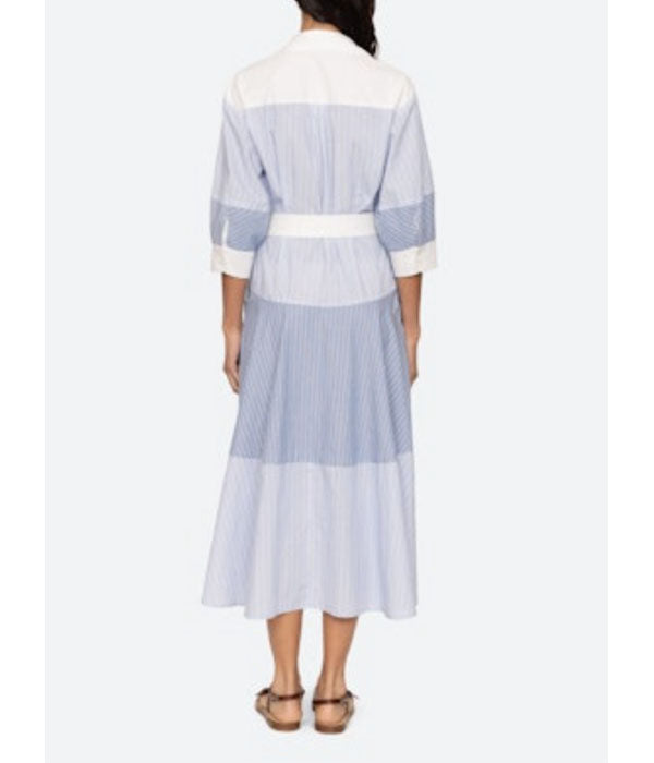 Helmi Shirting Dress - Blue