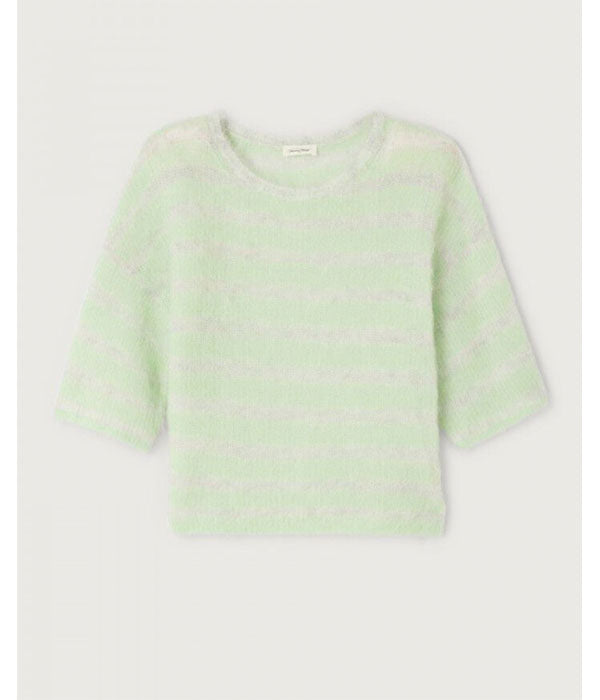 Nenybay Short Sleeve Sweater - Polar Melange