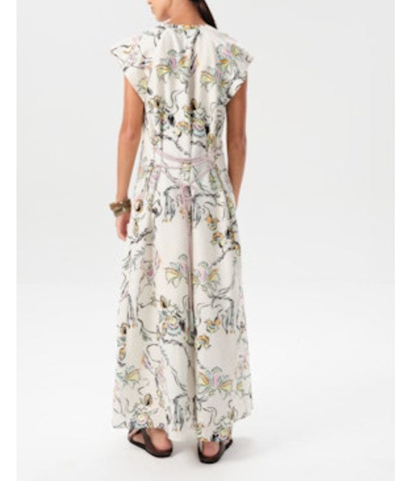 Arce Jolie Long Dress - Magnolia Bloom