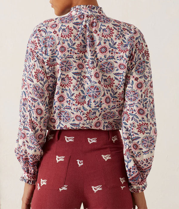 Poet Blouse - Amazon Floral