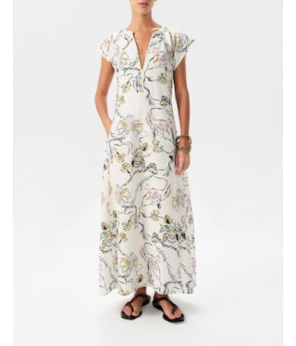 Arce Jolie Long Dress - Magnolia Bloom