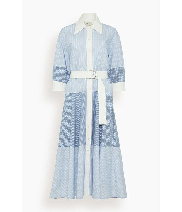 Helmi Shirting Dress - Blue