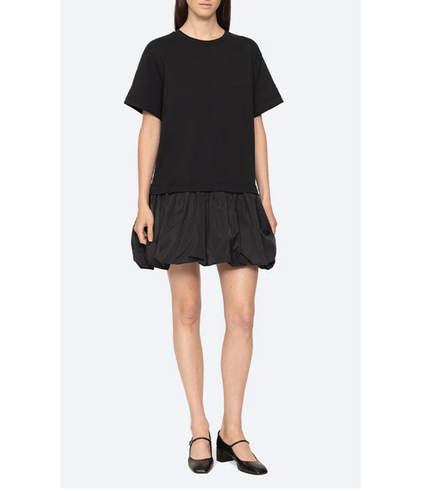 Belen T-Shirt Dress - Black