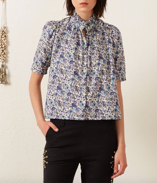 Winn Flower Shirt - Luna