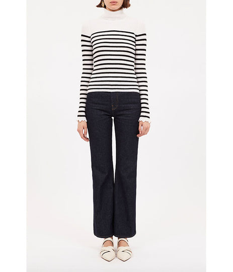 Annika Top - Noir Stripe