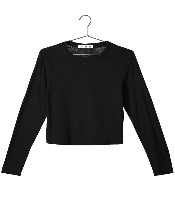 Long Sleeve Babe Tee - Black